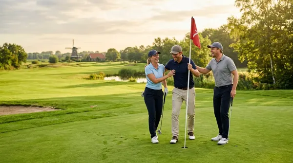 Illustration for rule 24: Playing Golf in a Team: The Team Competition