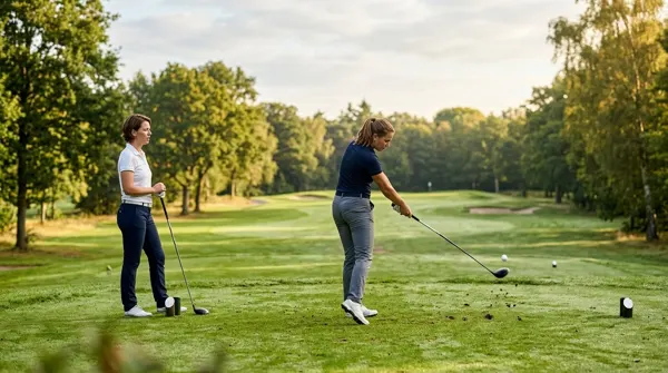 Illustration for rule 22: Playing Together: The Foursomes Format
